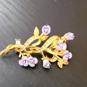 - Beautiful Purple Rose Pin